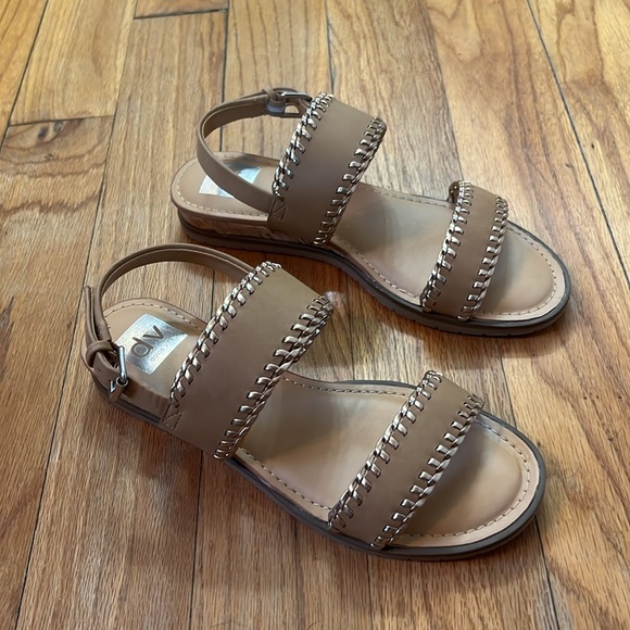 Dolce Vita Nude Sandal with Rose Gold Trim Size 8 - Picture 2 of 4